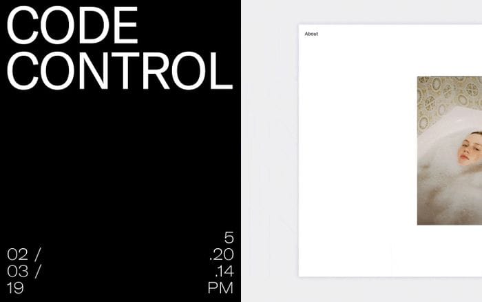 CODE CONTROL website preview