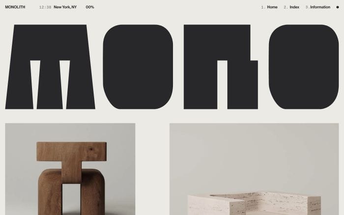 Monolith website preview