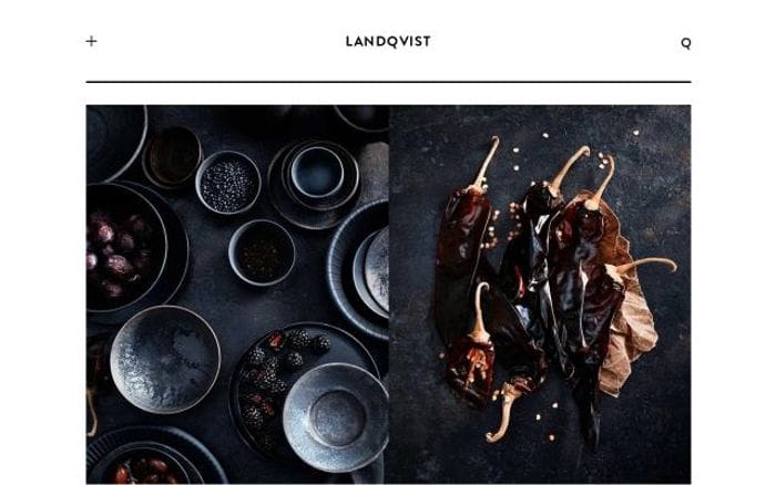 Malinlandqvist website preview