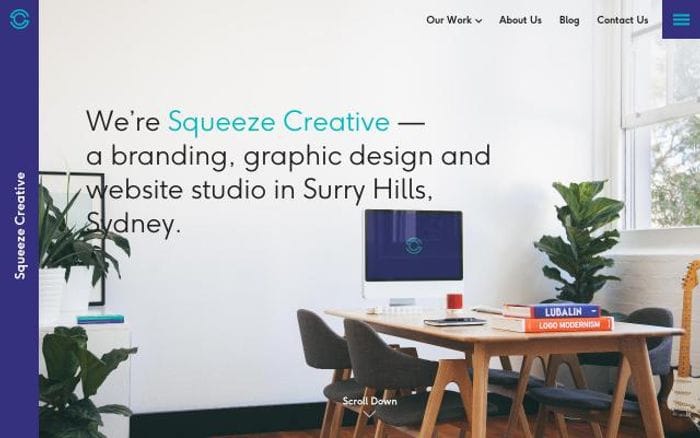 Squeezecreative website preview