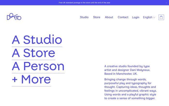 Dotto website preview