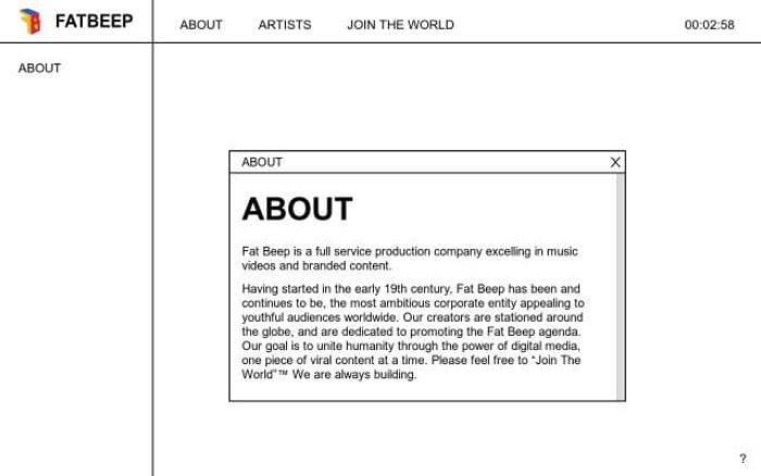 Fatbeep website preview