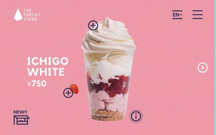 Theparfaitstand website preview