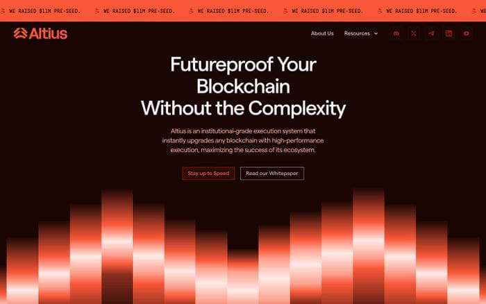 Altius website preview