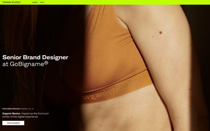 Róbert Toman website preview