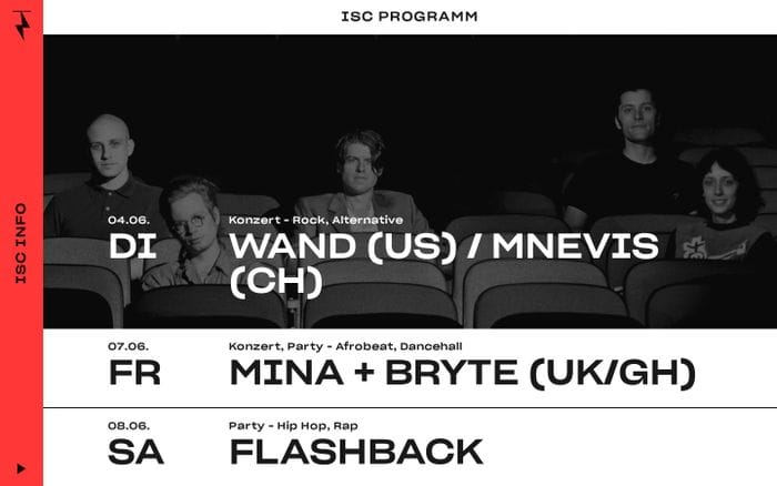 ISC Club Bern website preview