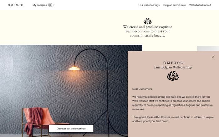Omexco website preview