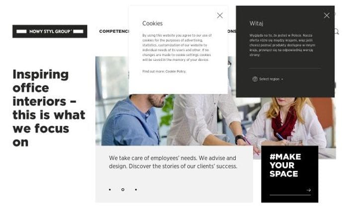 Nowystylgroup website preview