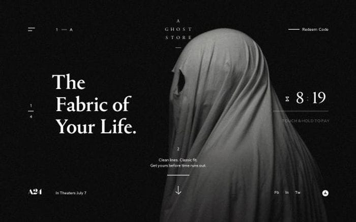 Aghost website preview
