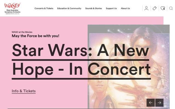 Waso website preview