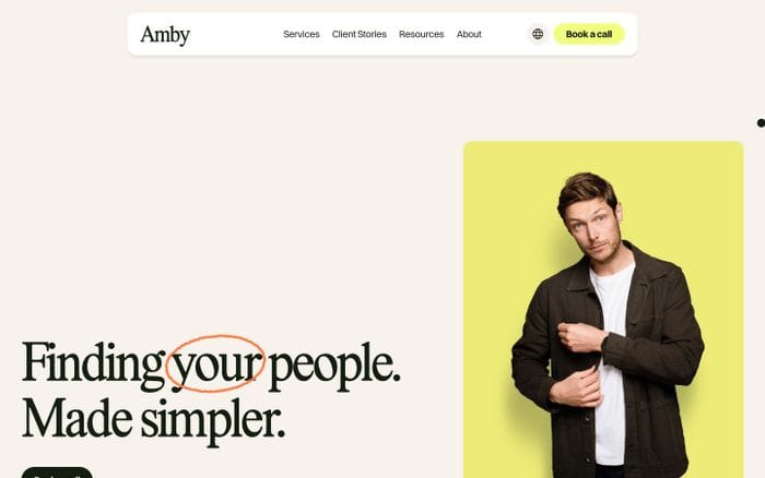 Amby website preview