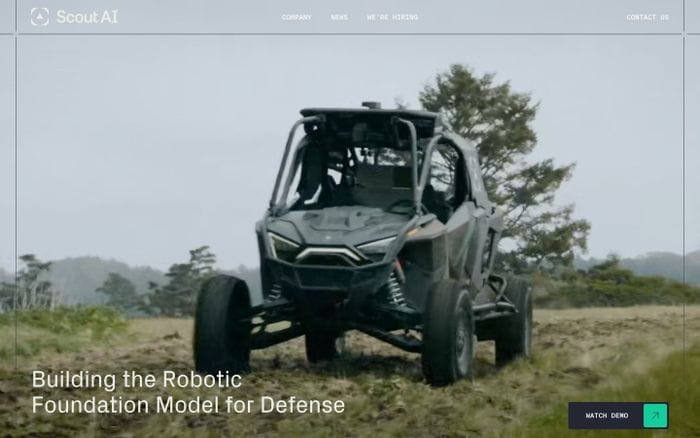 Scout AI website preview