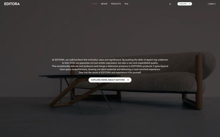 Editora website preview