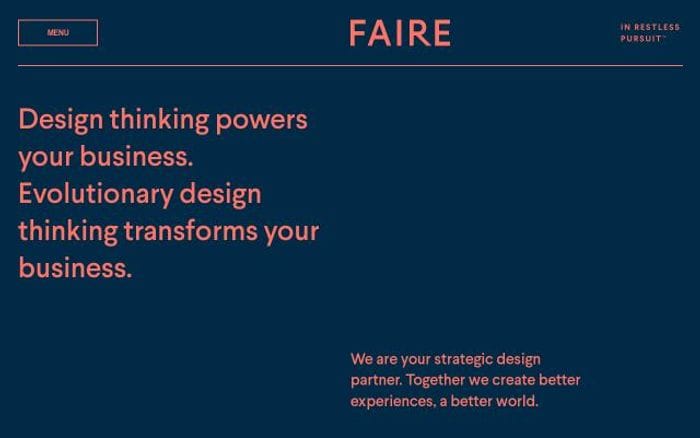 Fairedsgn website preview
