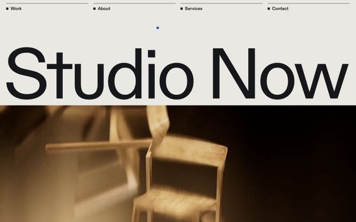 Studio now website preview