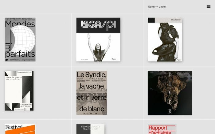 Notter + Vigne website preview