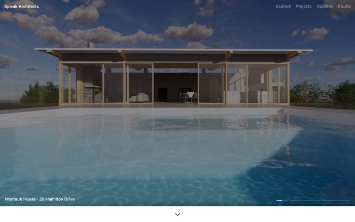 Spivak Architects website preview