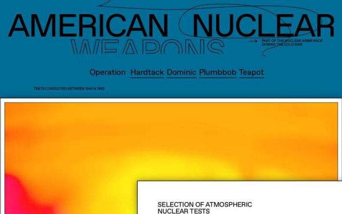 Nucleartests website preview