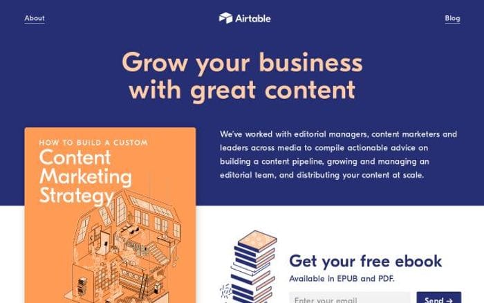 Airtable website preview