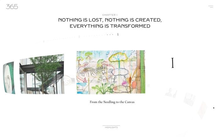 365 - A year of Cartier website preview