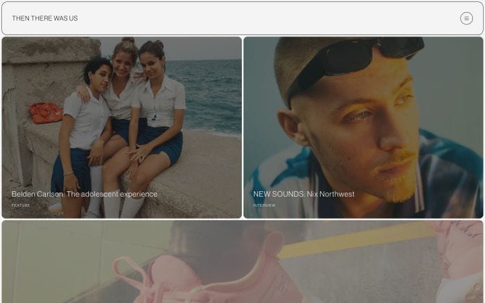 Then There Was Us website preview