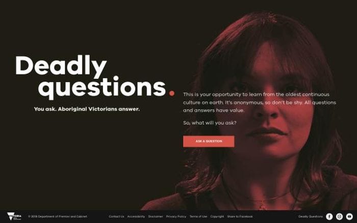 Deadlyquestions website preview