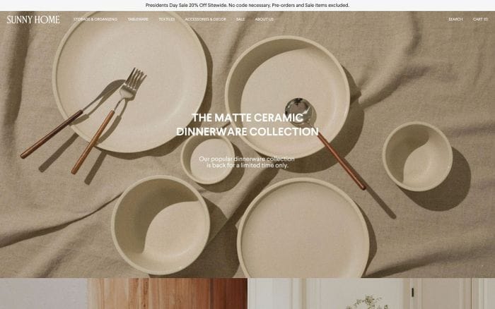 Sunny Home website preview