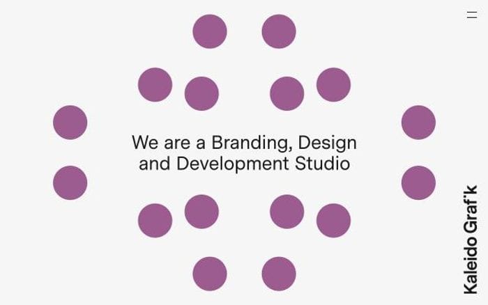 Kaleidografik website preview