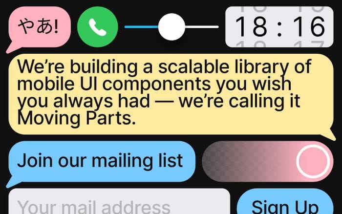 Moving Parts website preview