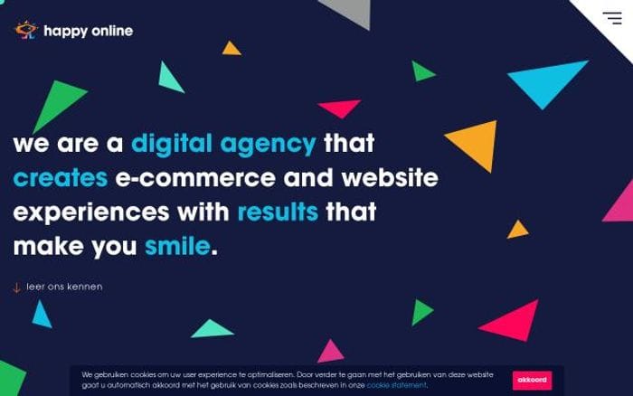 Happy-online website preview