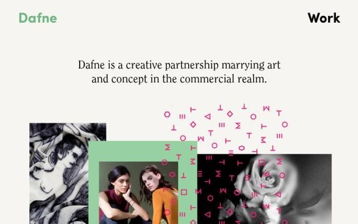 Dafne website preview