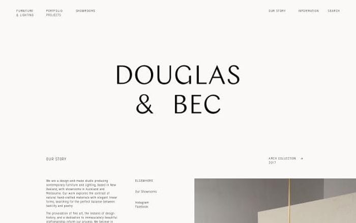 Douglasandbec website preview