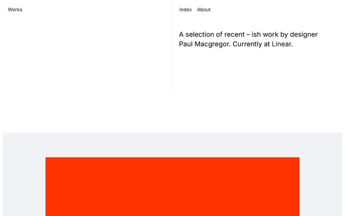 Paul Macgregor website preview