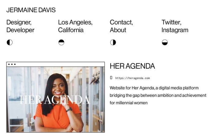 Jermaine Davis website preview