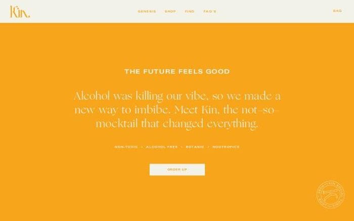 Kinsocialtonic website preview