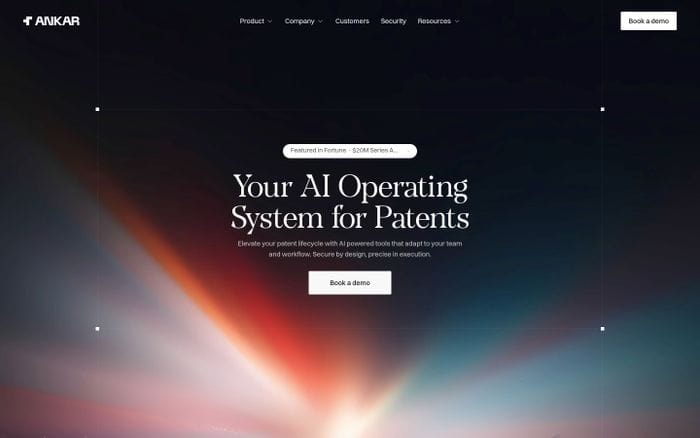 Ankar AI website preview