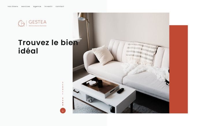 Agence immobilière Bruxelles biens à vendre et à louer | Gestea website preview