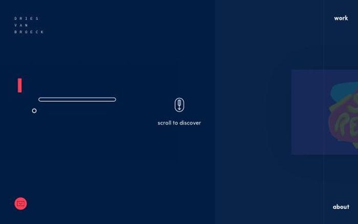 Driesvanbroeck website preview