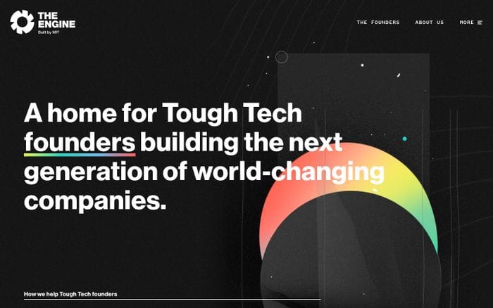 The Engine website preview