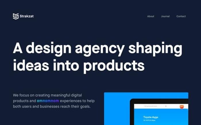 Strakzat website preview