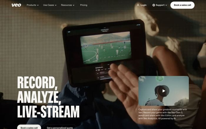 Veo website preview