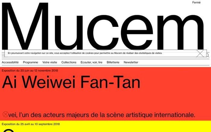 Mucem website preview
