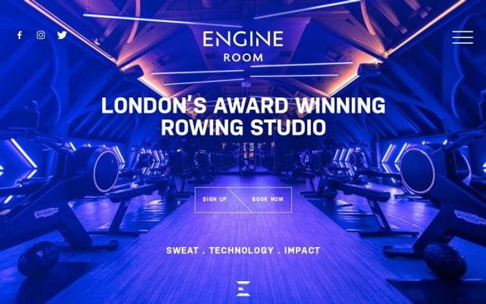 Theengineroomlondon website preview