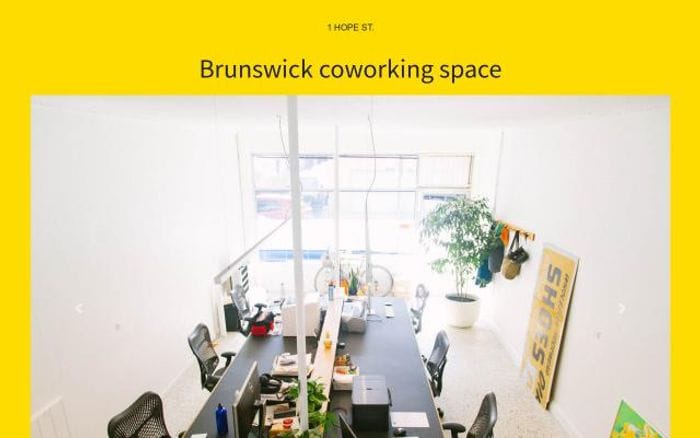 Desksavailable website preview