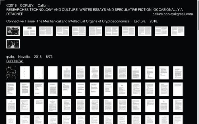 Callumcopley website preview