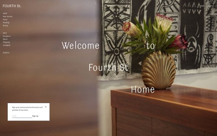 Fourth Street  Fourth St website preview