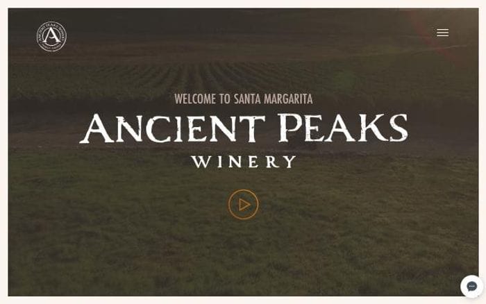 Ancientpeaks website preview