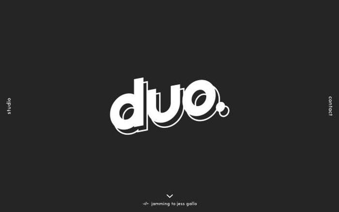 Weareduo website preview