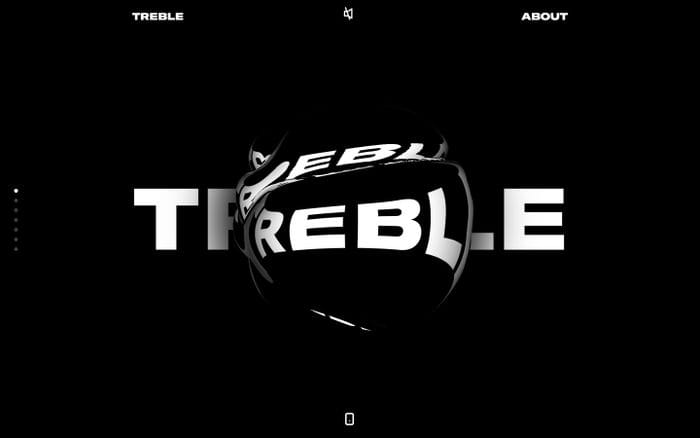 Studio Treble | We explore. We experiment. We excite. website preview