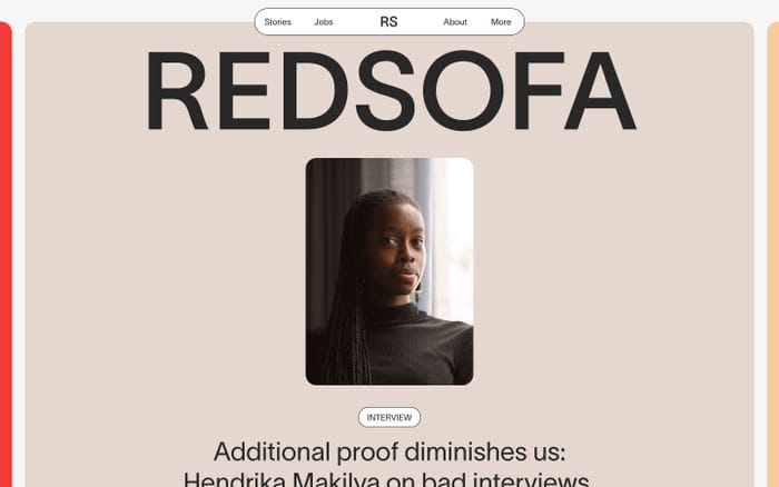 Redsofa website preview